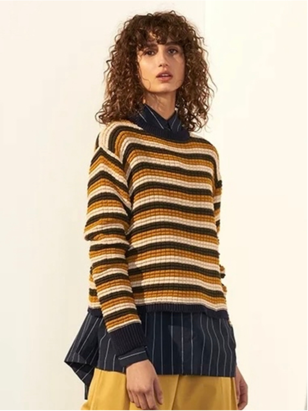 Kowtow Escape Crew Sweater Size XS Multicolour